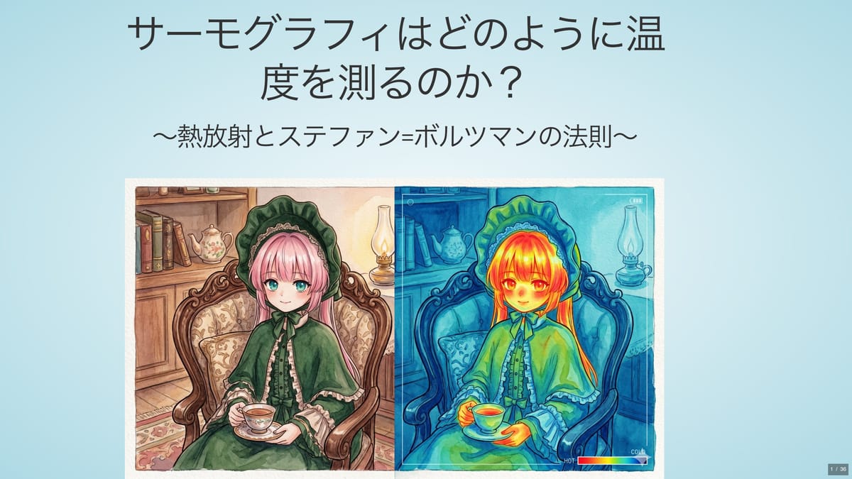 サーモグラフィの秘密！温度の4乗が解き明かす熱と光の不思議な関係のサムネイル