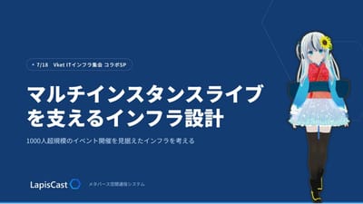マルチインスタンスライブを支えるインフラ設計 1000人超規模のイベント開催を見据えたインフラを考えるのサムネイル