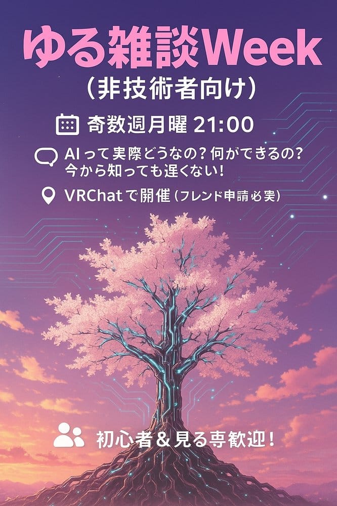 AI集会ゆる雑談Week