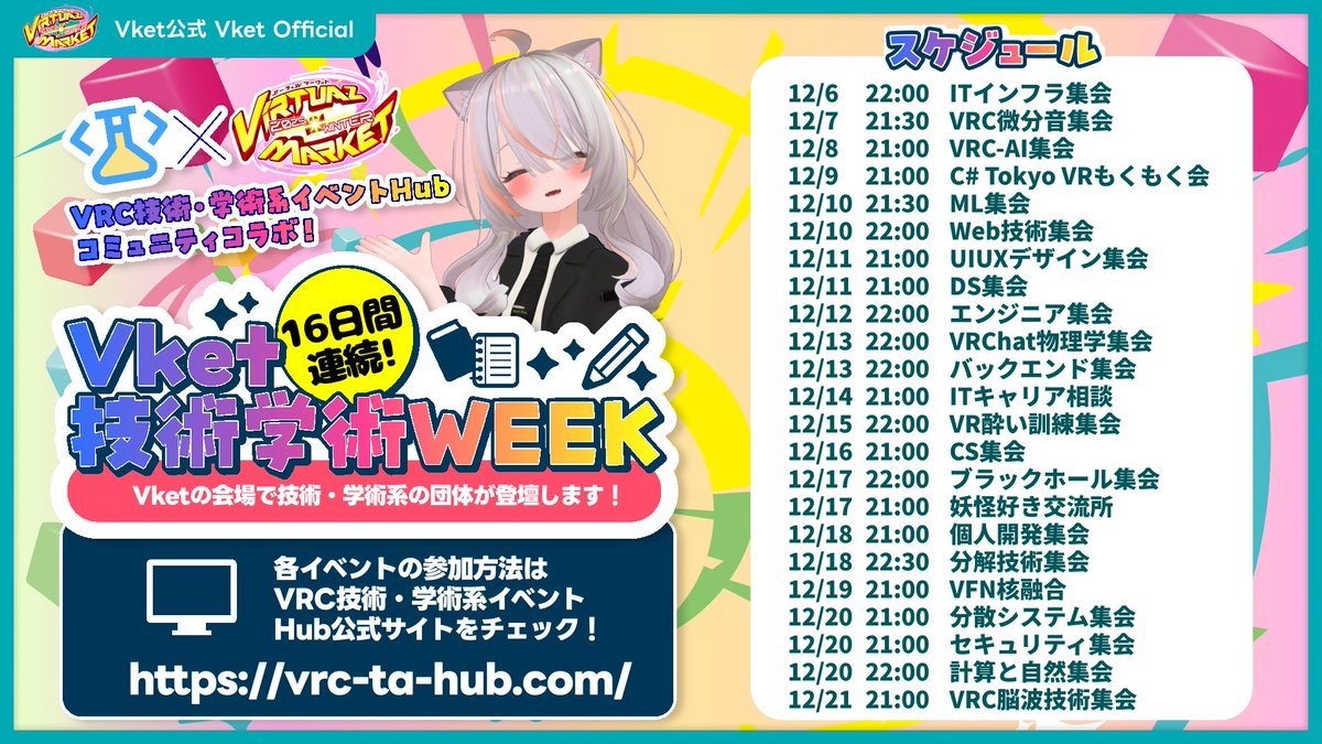 Vket 2025 Winter - Vket技術学術WEEK 動画アーカイブのサムネイル画像